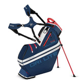 Big Max Dri Lite Hybrid Tour golf bag - stand bag (navy blue-red-white)
